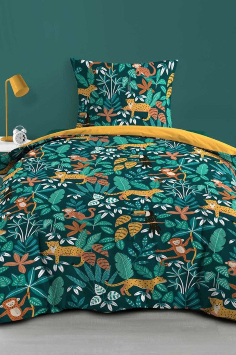 Børnesengetøj Jungle 140x200cm