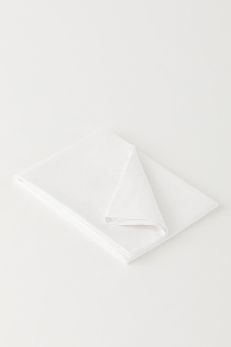 DAWN Fladt lagen percale bright white 260x260cm