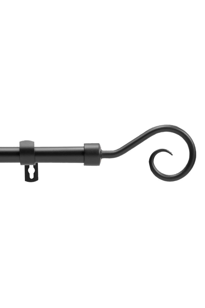 Gardinstang, Justerbar 120-210 cm Arabesque Sort