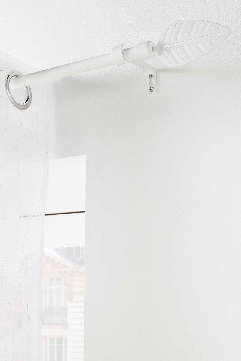 Gardinstang, Justerbar 120-210 cm Stylea Hvid Ophæng