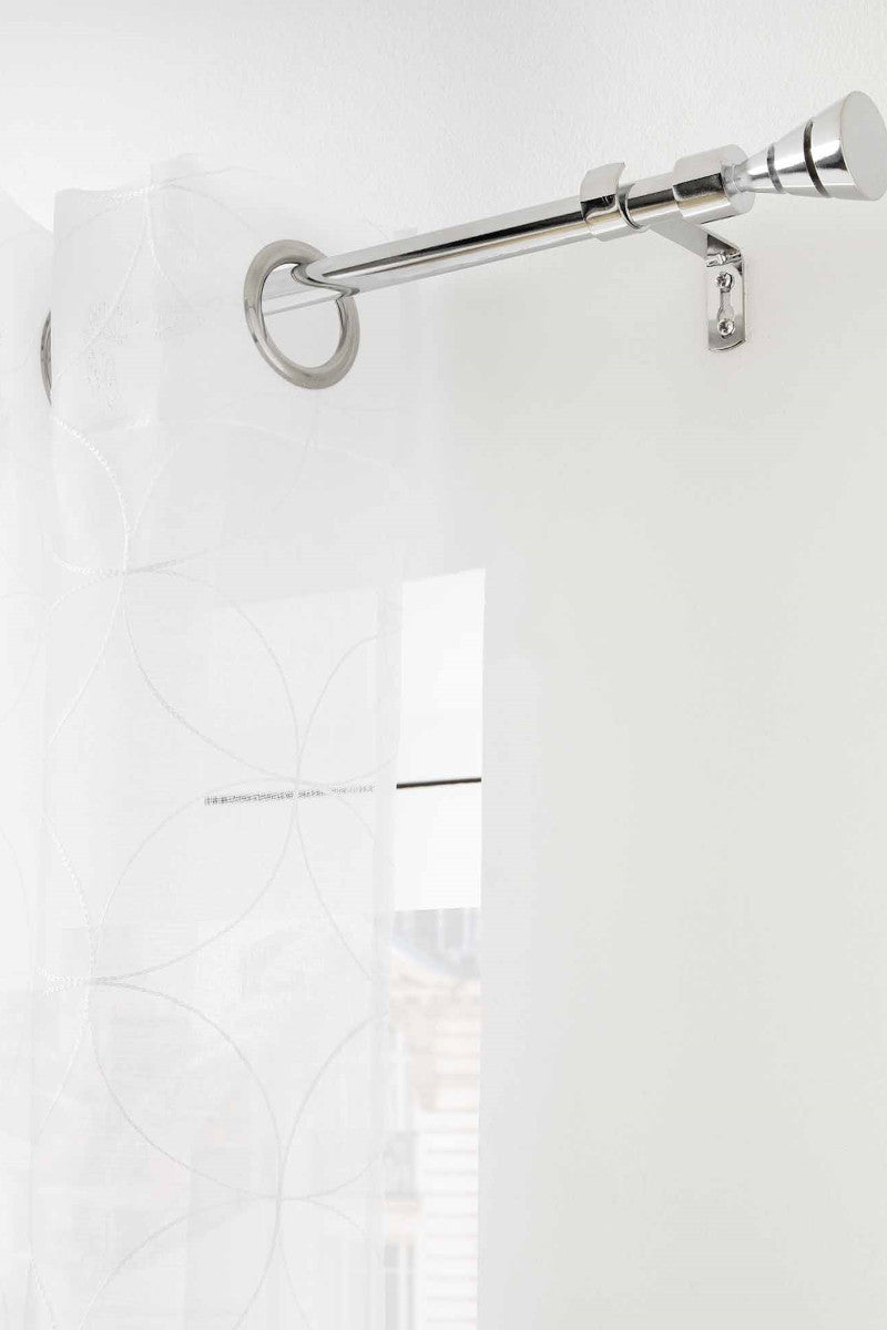 Gardinstang, Justerbar 120-210 cm Silas, Chrome Miljøbillede