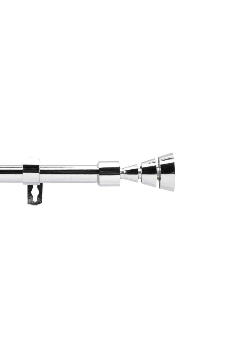 Gardinstang, Justerbar 120-210 cm Silas, Chrome