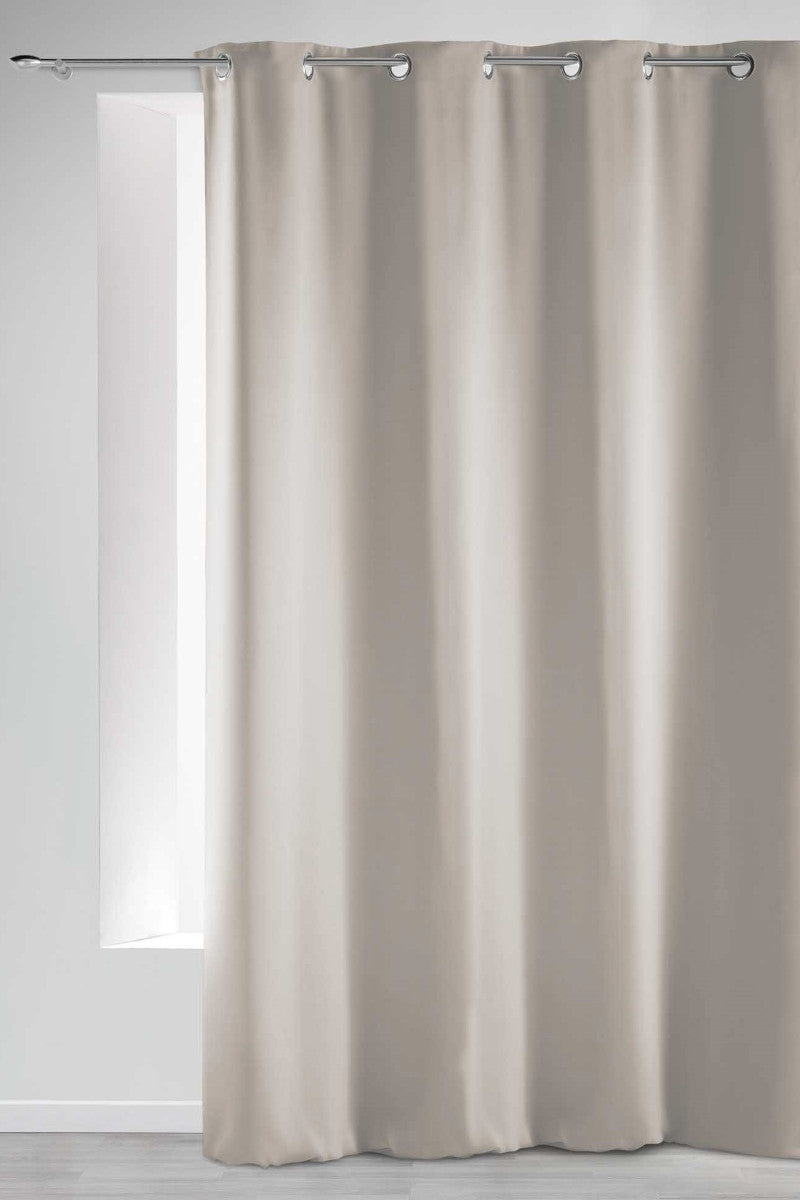 Mørklægningsgardin Ensfarvet Elfenben