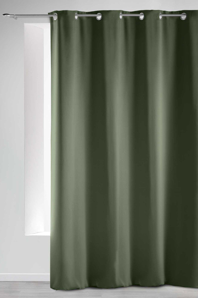 Mørklægningsgardin Ensfarvet Khaki
