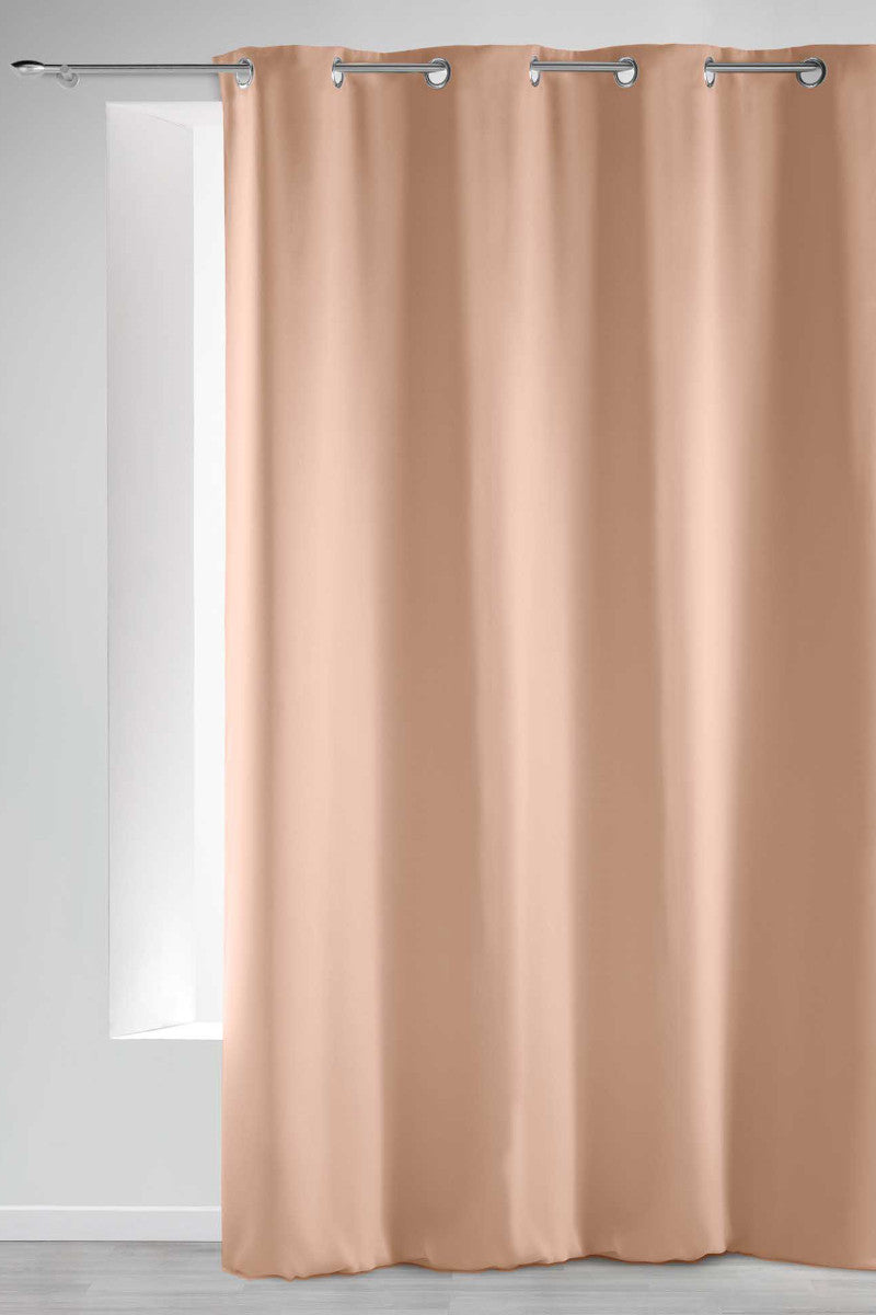 Mørklægningsgardin Ensfarvet Nude