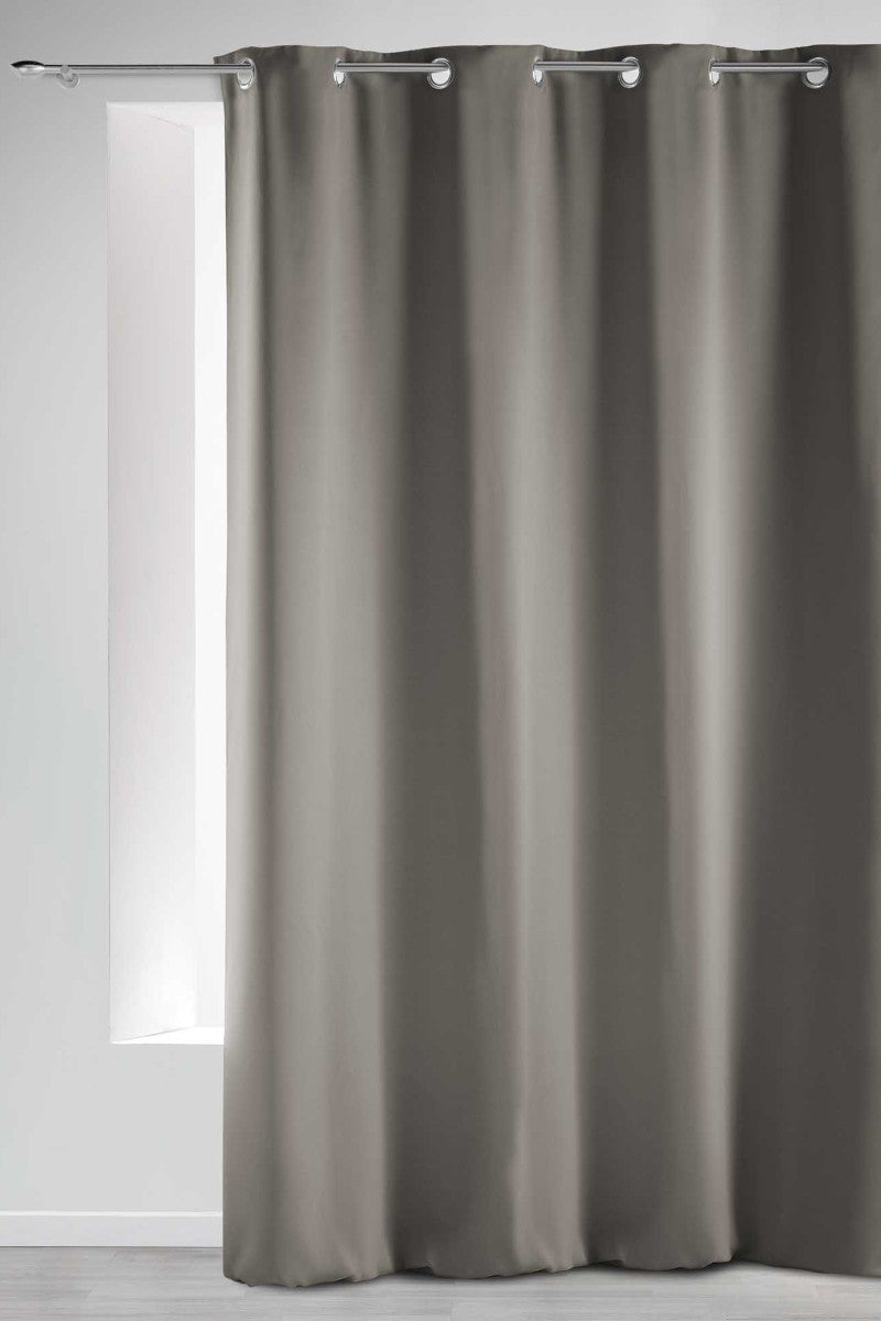 Mørklægningsgardin Ensfarvet Perle