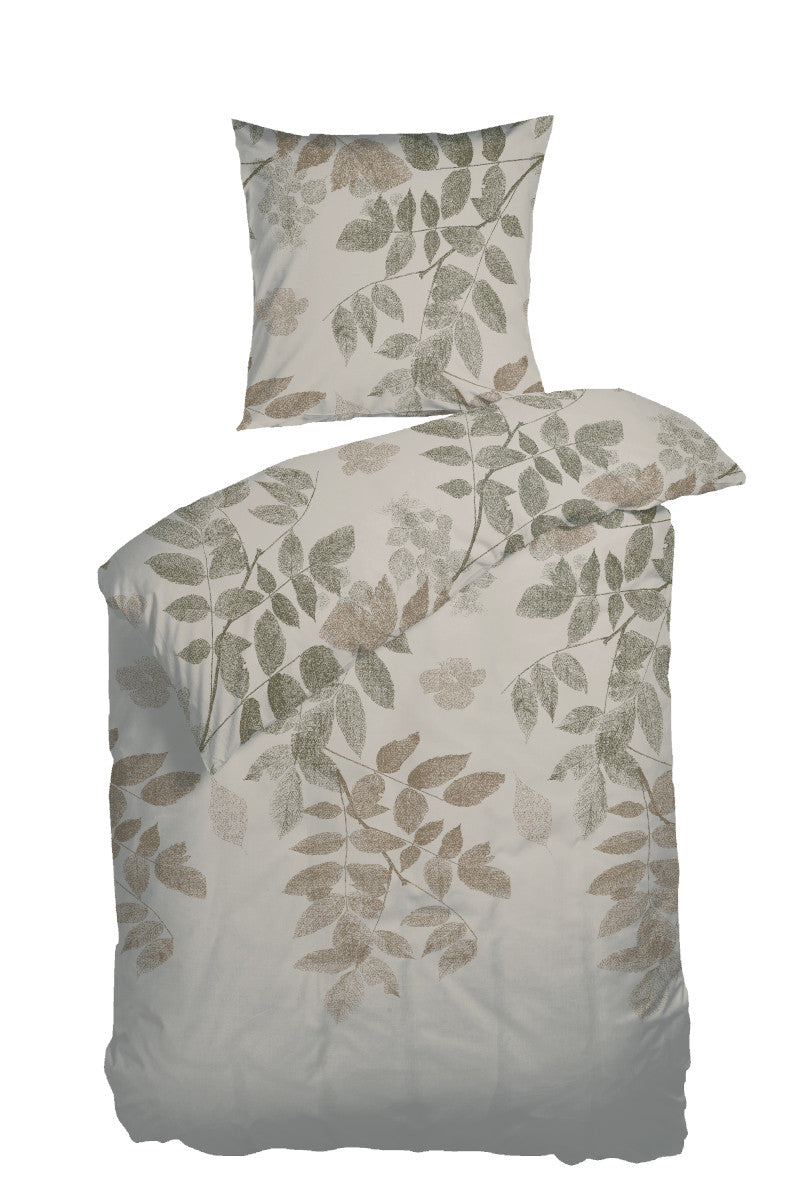 Nordisk tekstil grain sengetøj olive 140x200cm