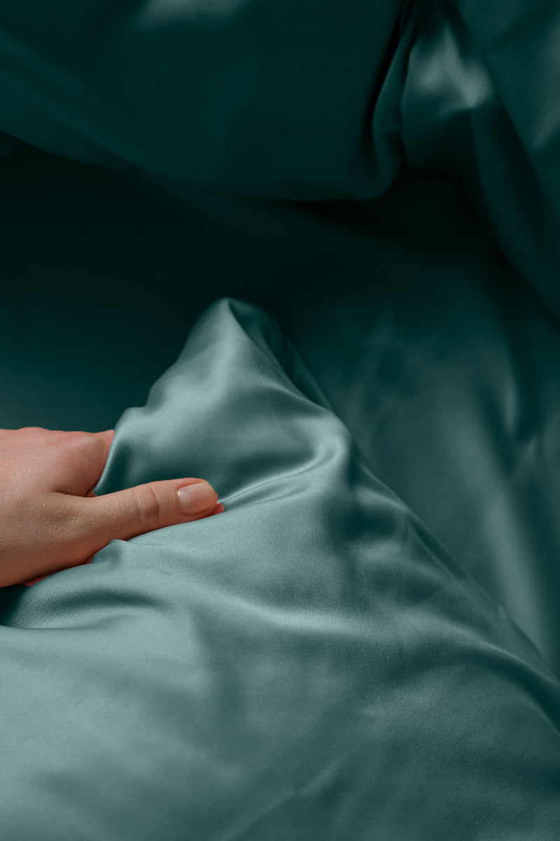 BambooLife Bambus sengetøj Grøn 140x220cm-1