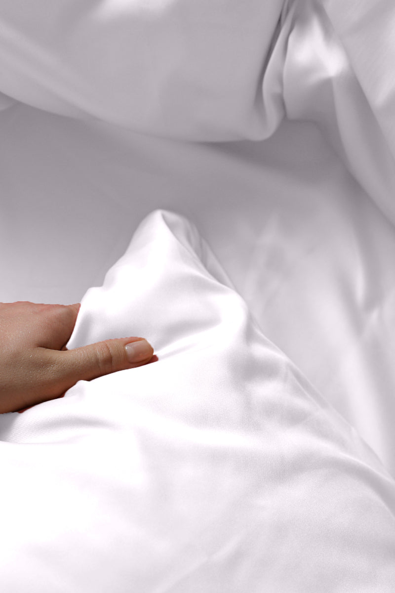 BambooLife Bambus sengetøj Hvid 140x200cm-1