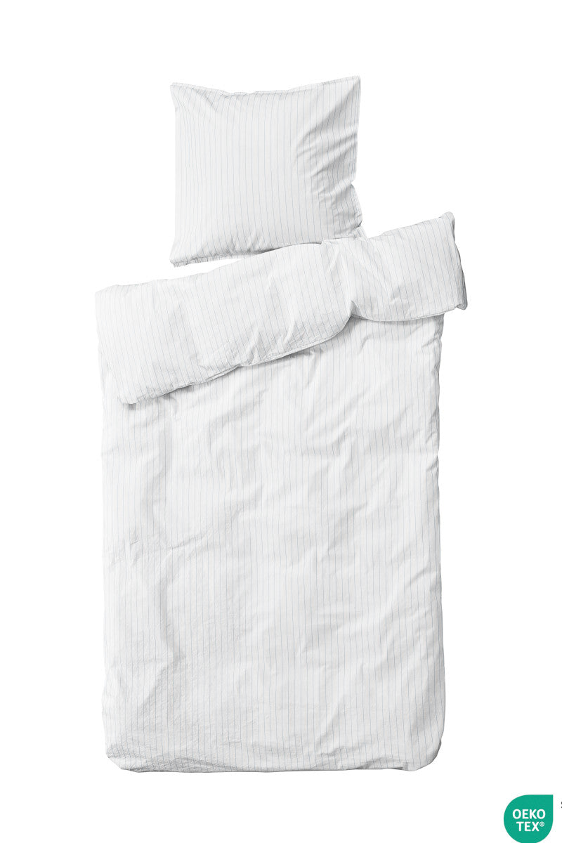 byNORD sengetøj Dagny Snow w. ocean 140x220cm