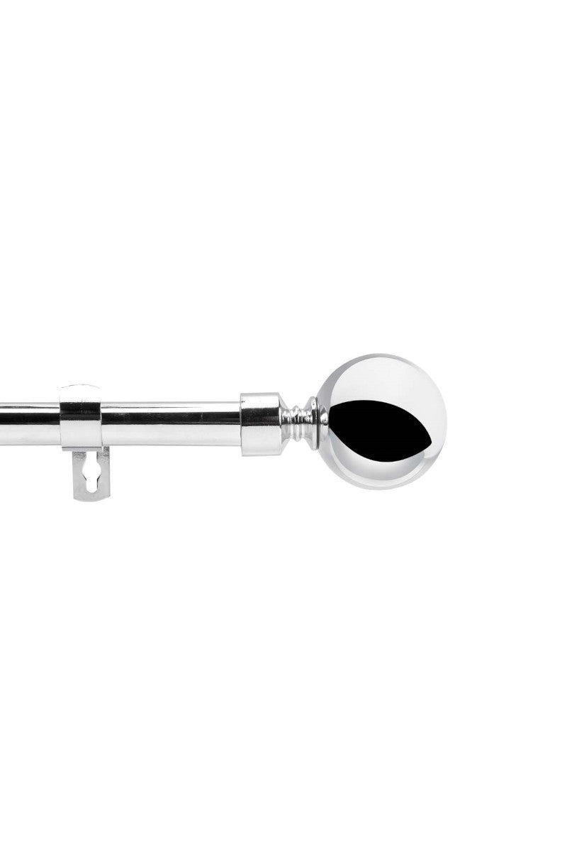 Gardinstang, Justerbar 120-210 cm Sphera, Chrome