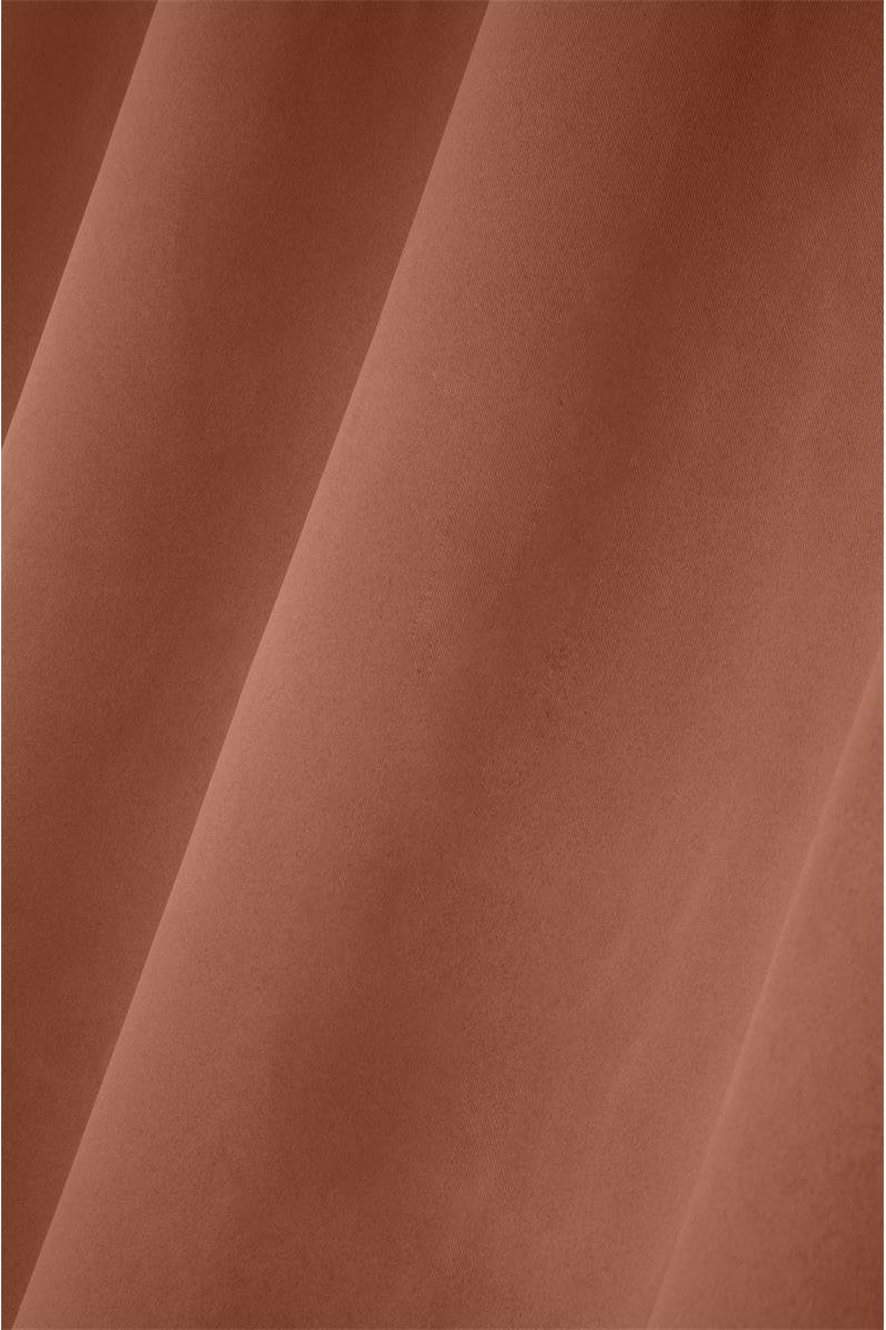 Mørklægningsgardin Notte cognac nærbillede