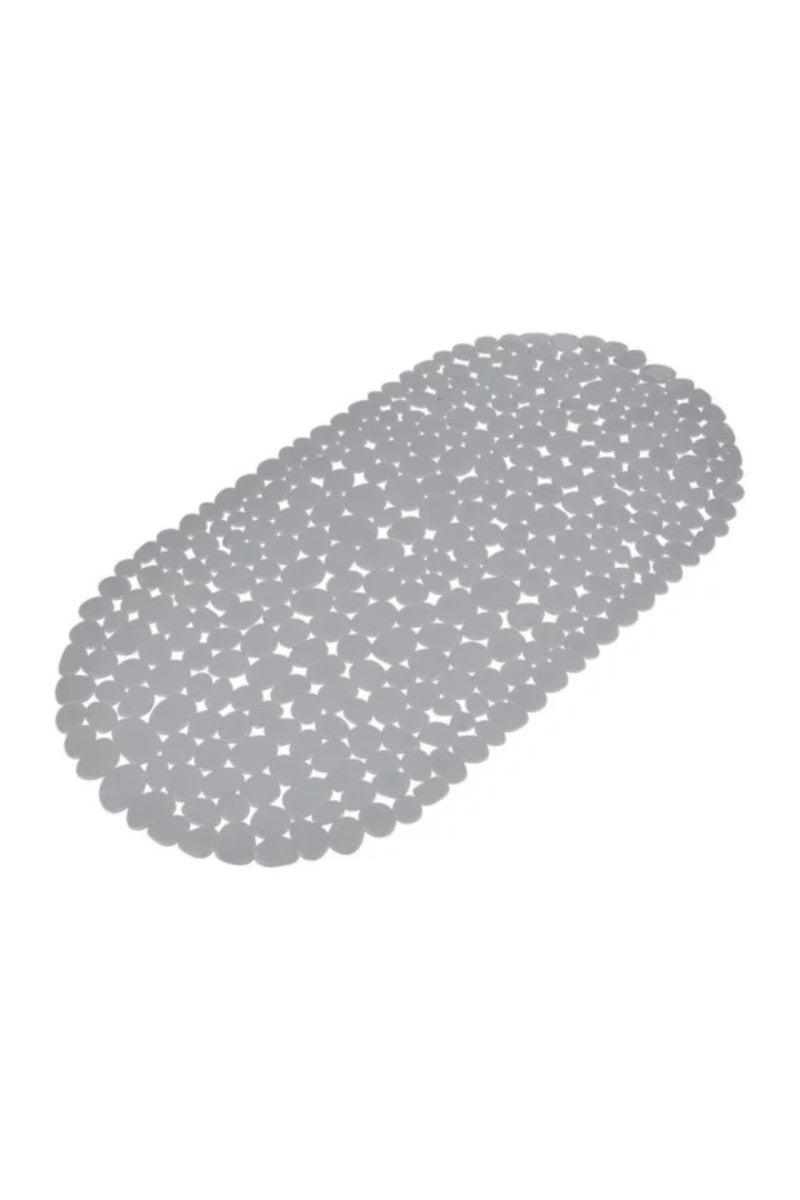 Skridsikker bademåtter Vitamine lys grå