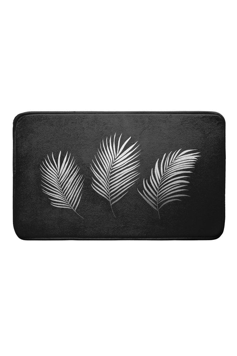 Bademåtte Orbella sort og sølv