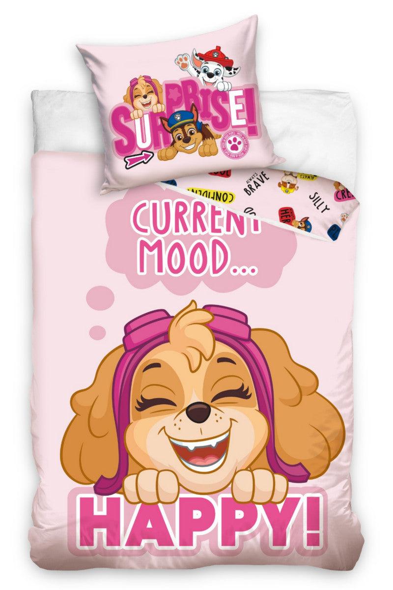 Børnesengetøj Paw Patrol Happy 140x200cm - Valdi
