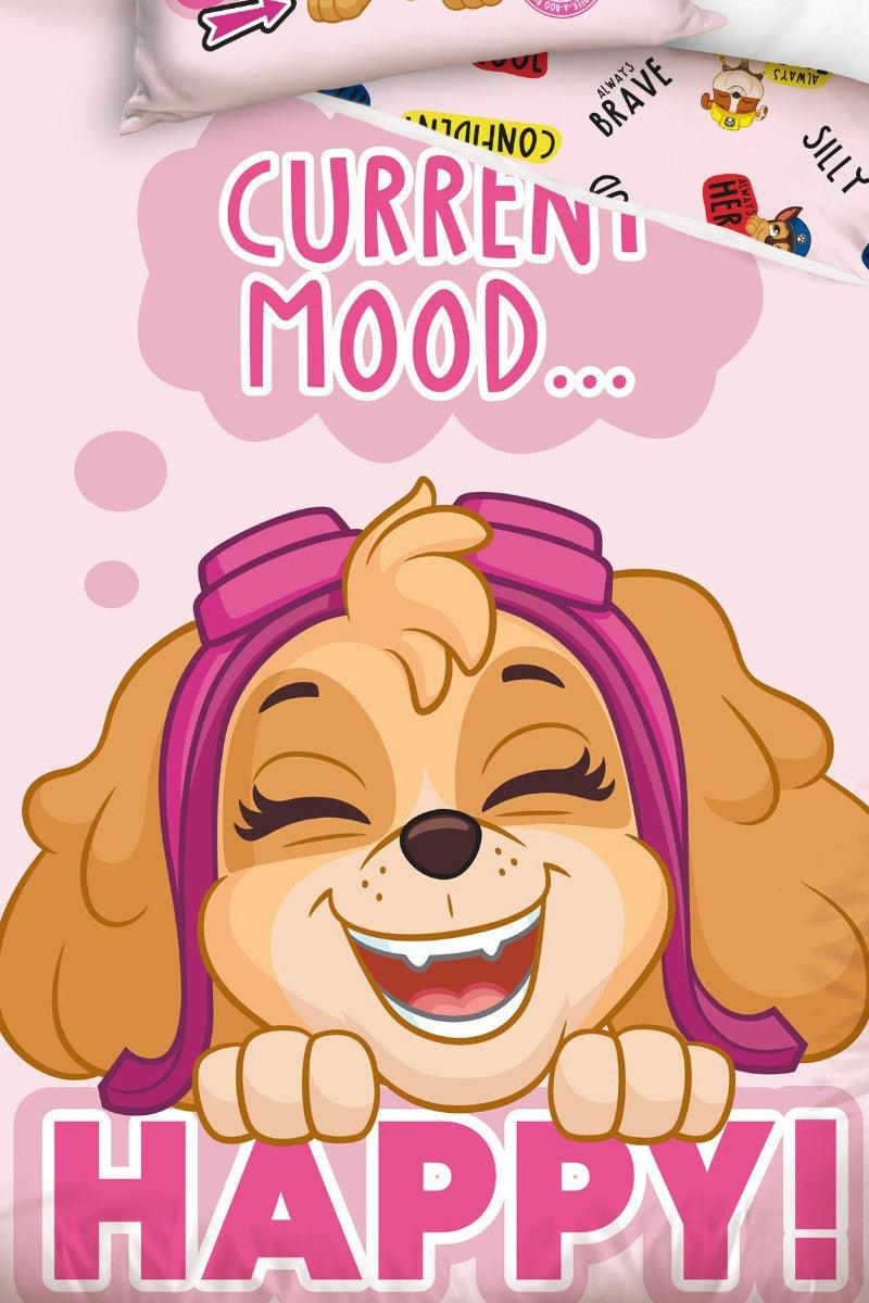 Børnesengetøj Paw Patrol Happy 140x200cm - Valdi