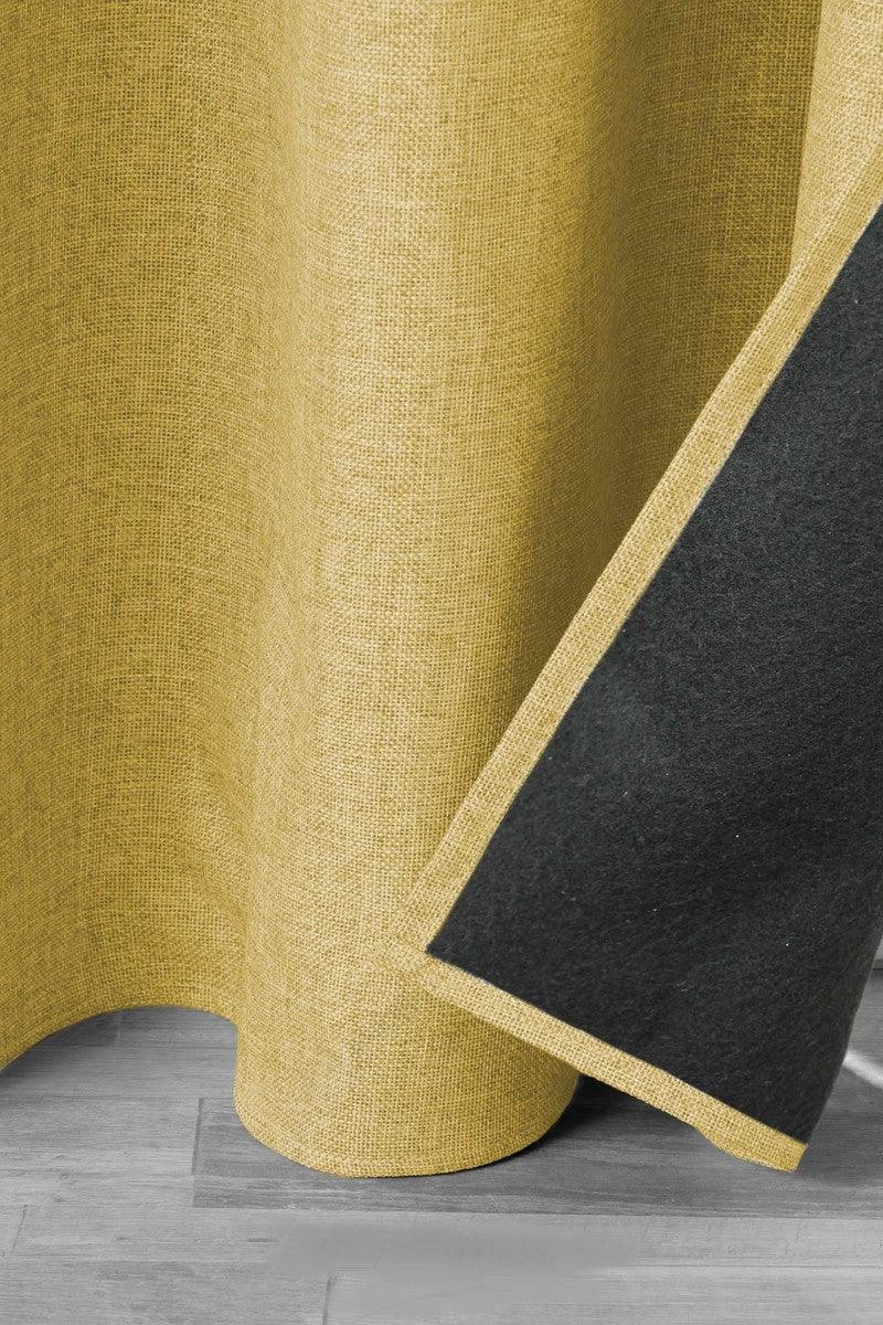 Isolerende gardin Jupiter sennepsgul - Valdi