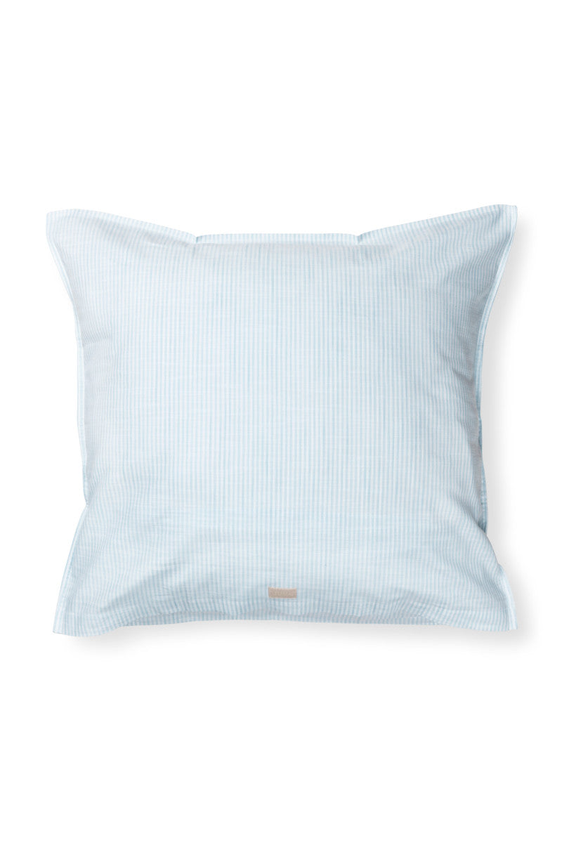 Juna Monochrome Lines Pudebetræk lys blå/hvid 63x60cm