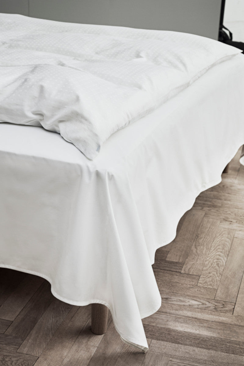 Juna Percale fladt lagen hvid 150x250cm