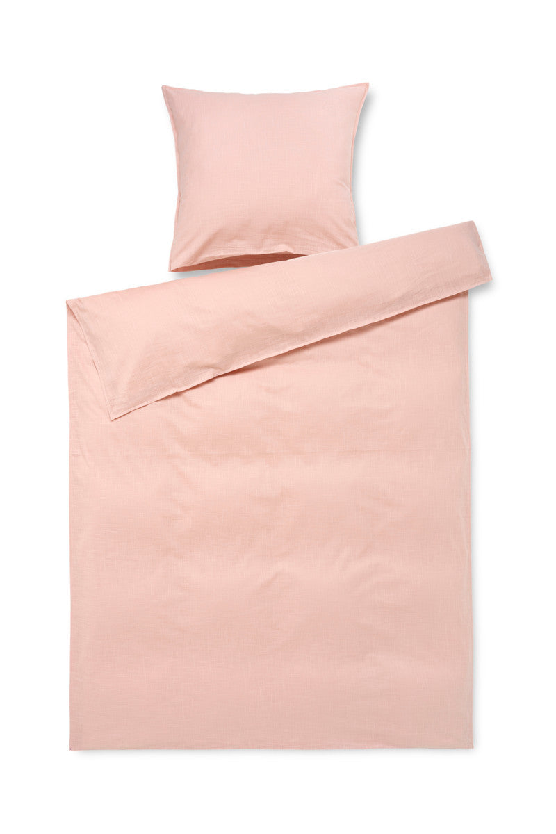 Juna sengetøj Monochrome støvet rosa 140x200cm