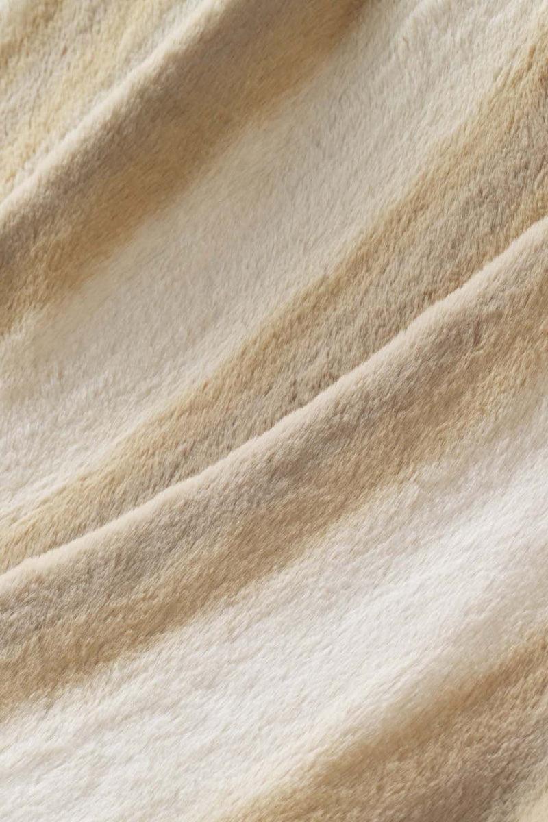 Plaid Cougar imiteret pels natural - Valdi