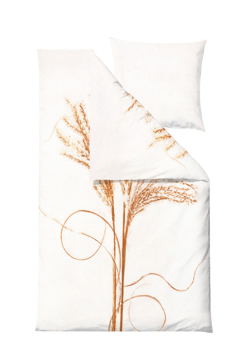 Södahl Organic Silvergrass sengetøj Mustard 140x200cm