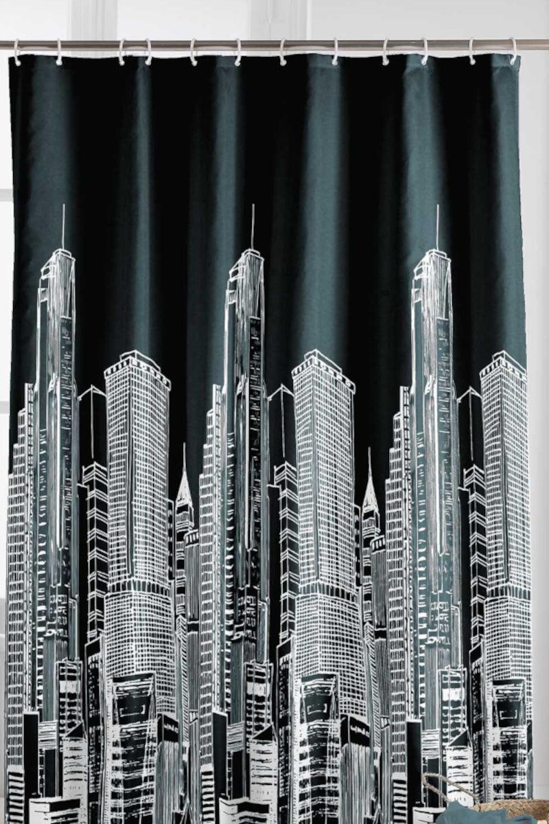 Badeforhæng med storby 180x200cm