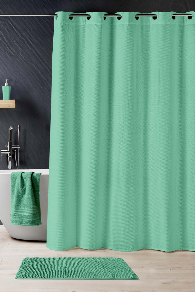 Badeforhæng Dotty Lime grøn