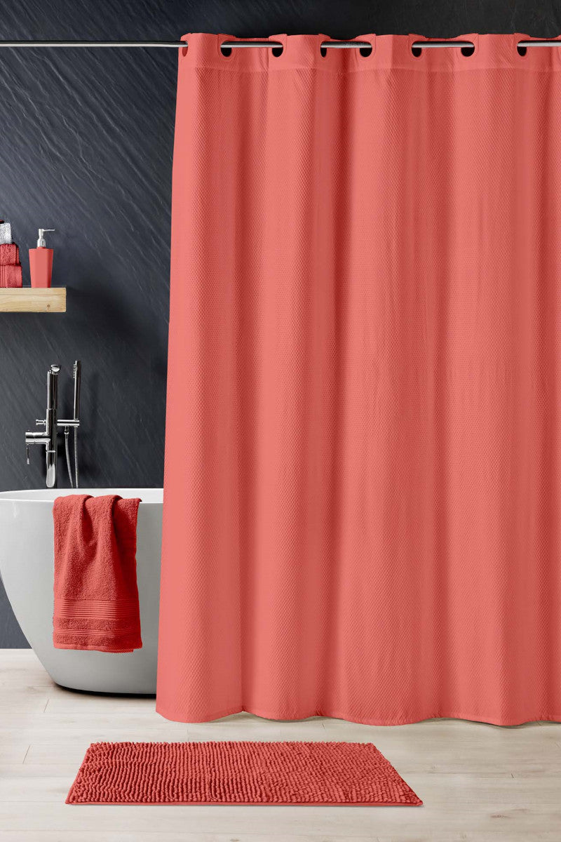 Badeforhæng Dotty Terrakotta