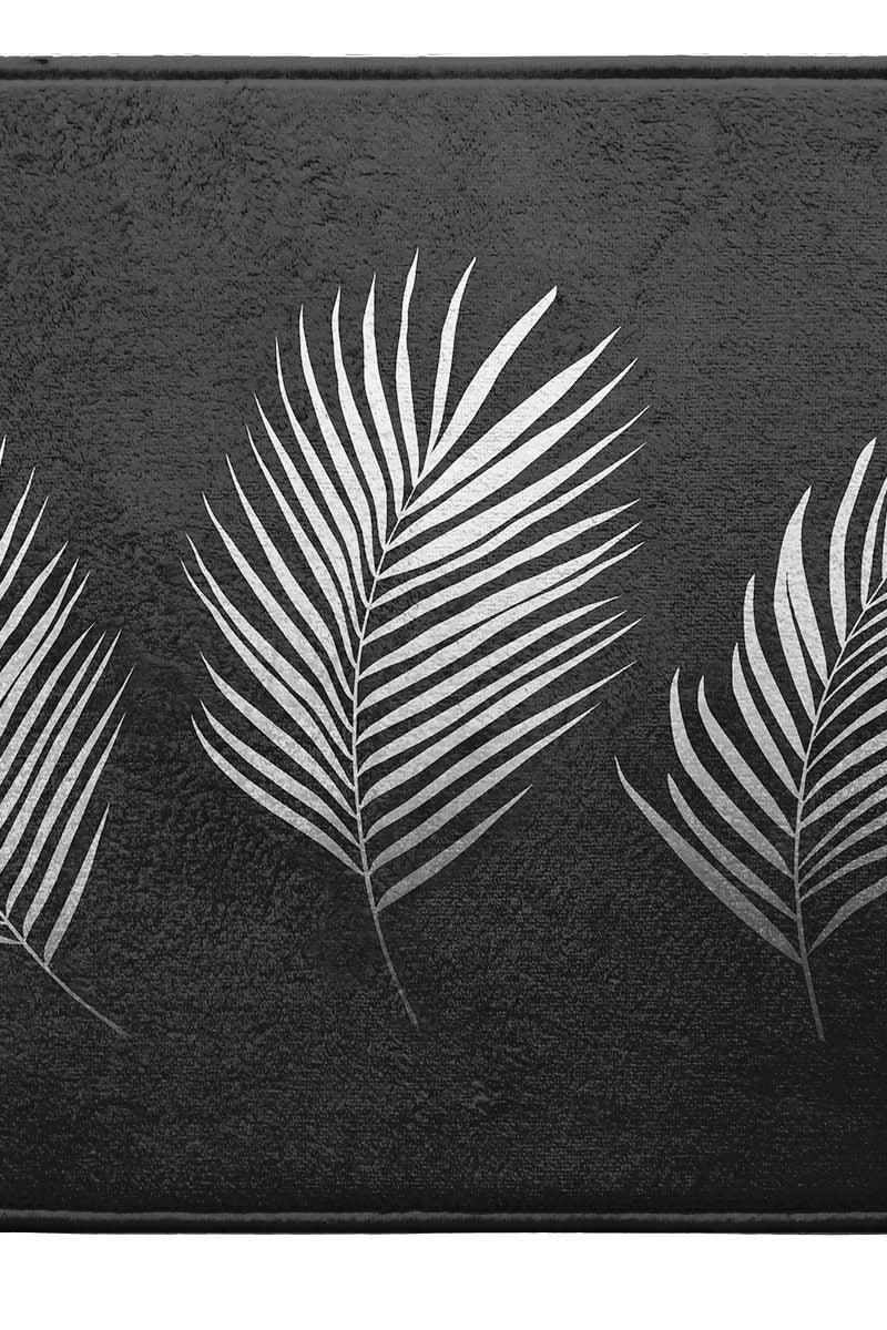 Bademåtte Orbella sort og sølv - Valdi