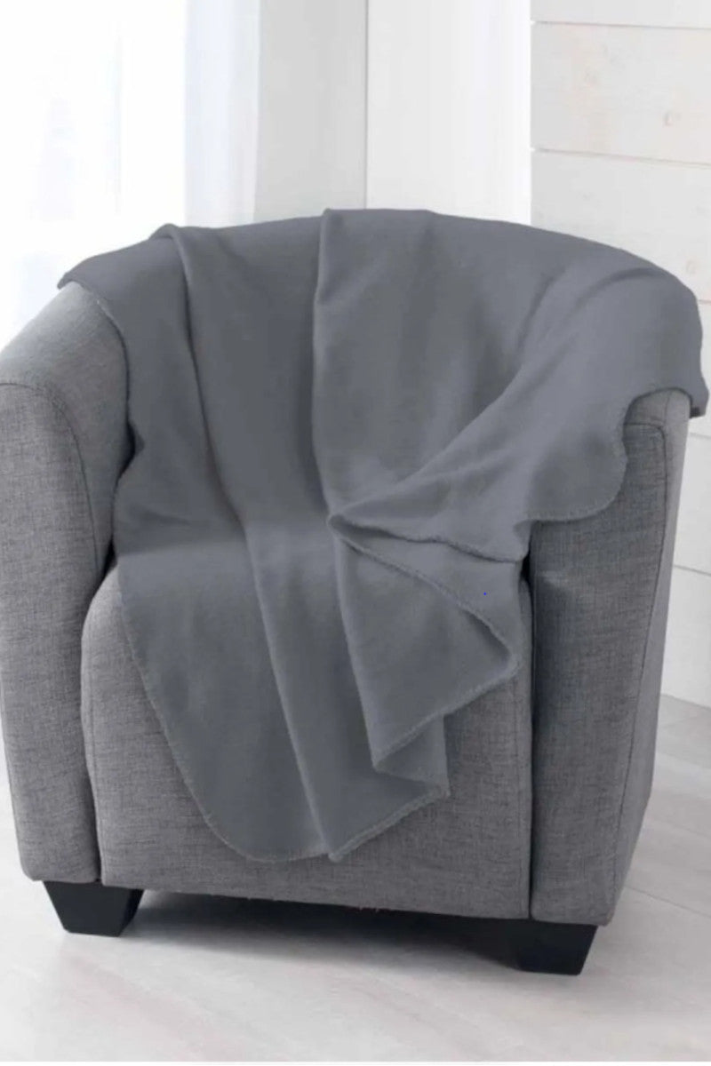 Fleece Plaid Milou antracit