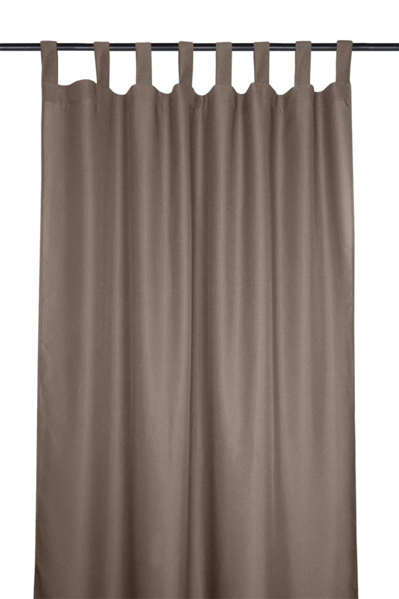 Gardin med stropper Nelson taupe