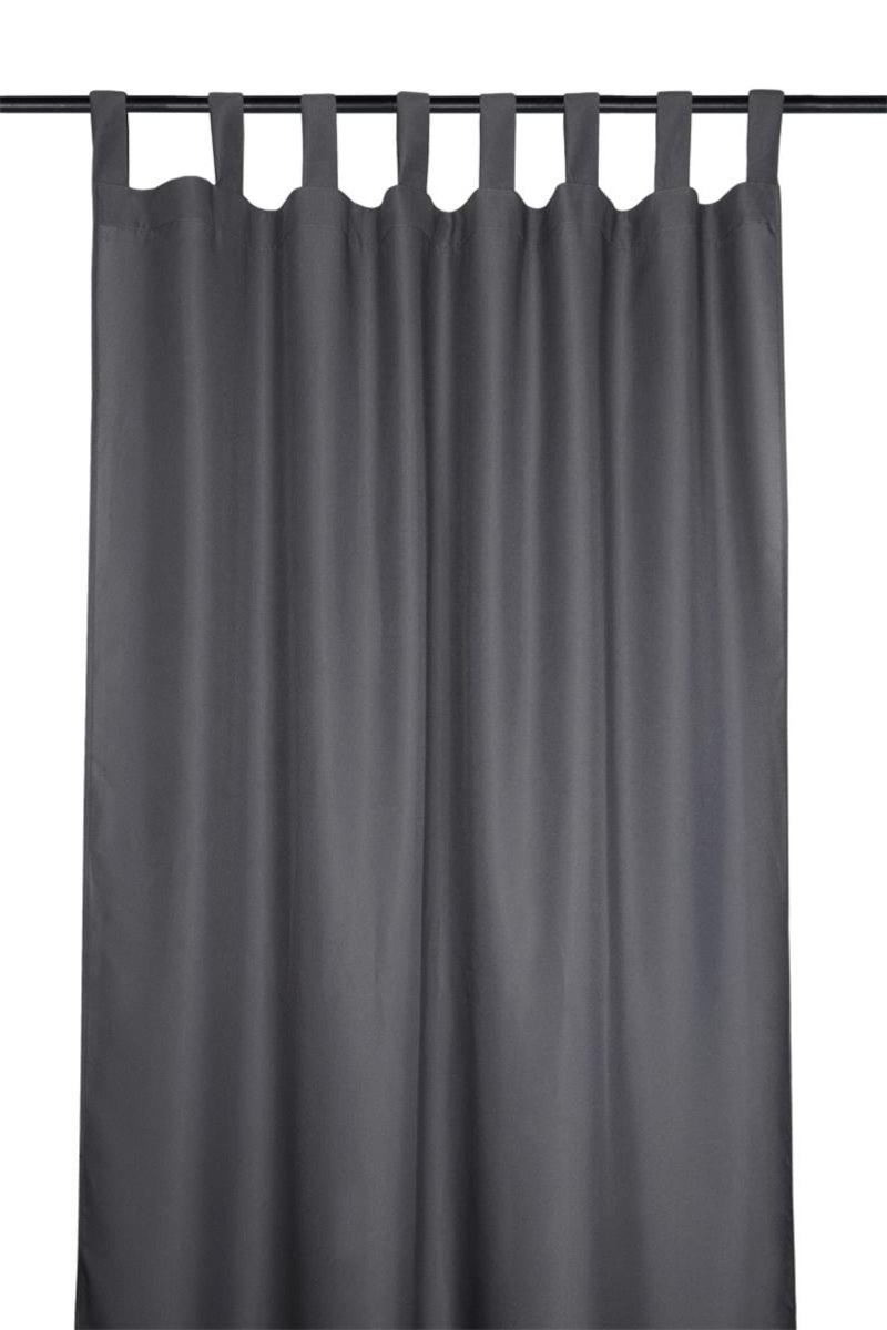 Gardin med stropper Nelson antracit