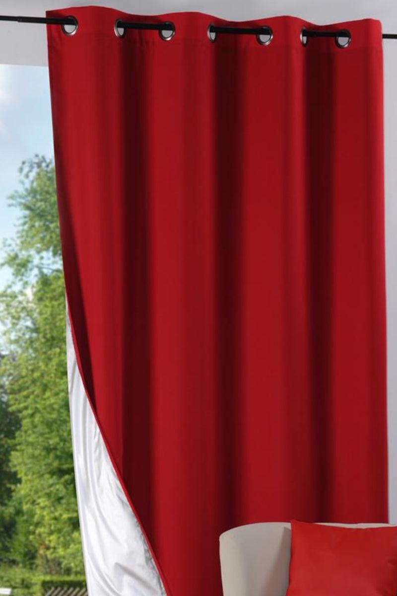 Isolerende Gardin Nelson Rød - Valdi
