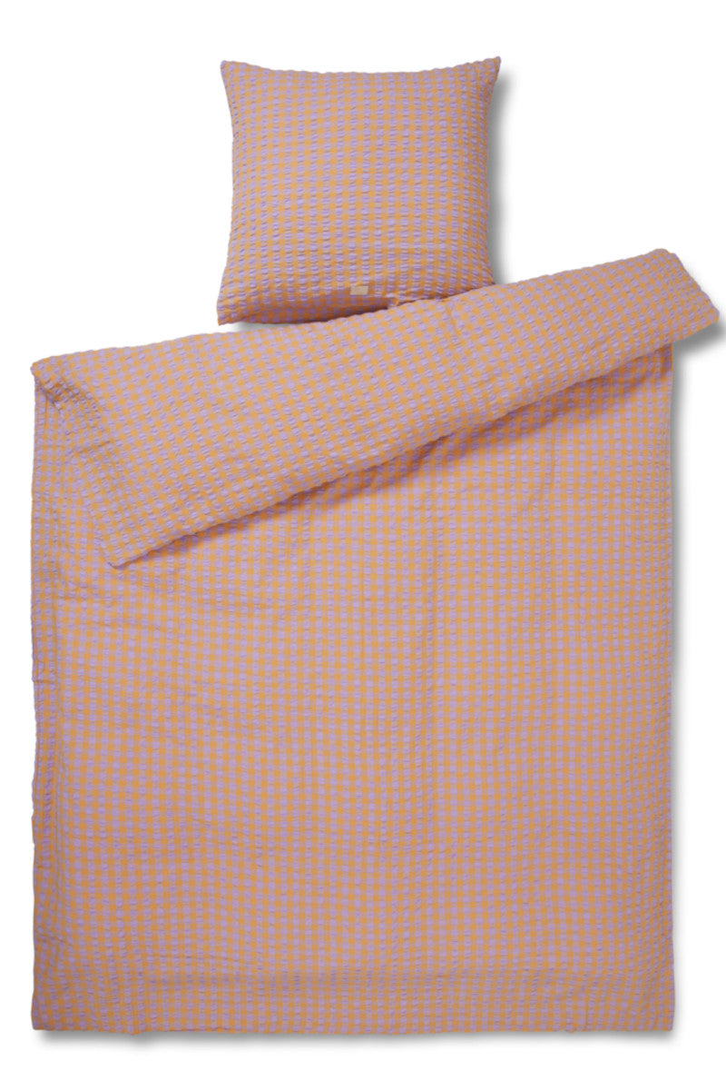 Juna sengetøj Bæk&Bølge lavendel/fersken 140x220cm