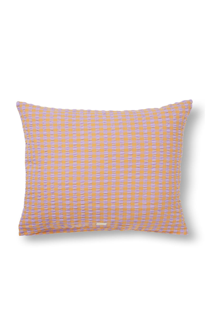 Juna Bæk&Bølge Pudebetræk lavendel/fersken 63x60cm