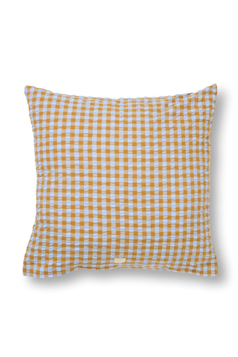 Juna Bæk&Bølge Pudebetræk lys blå/sand 63x60cm