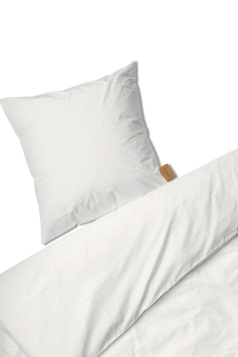 Juna sengetøj Cube hvid 140x200cm - Valdi