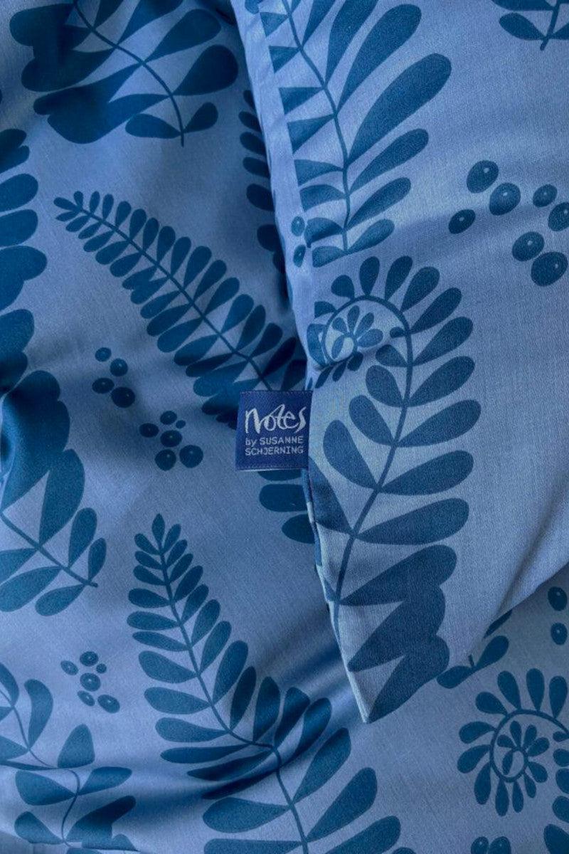 Notes by Susanne Schjerning sengetøj Fern blå - Valdi