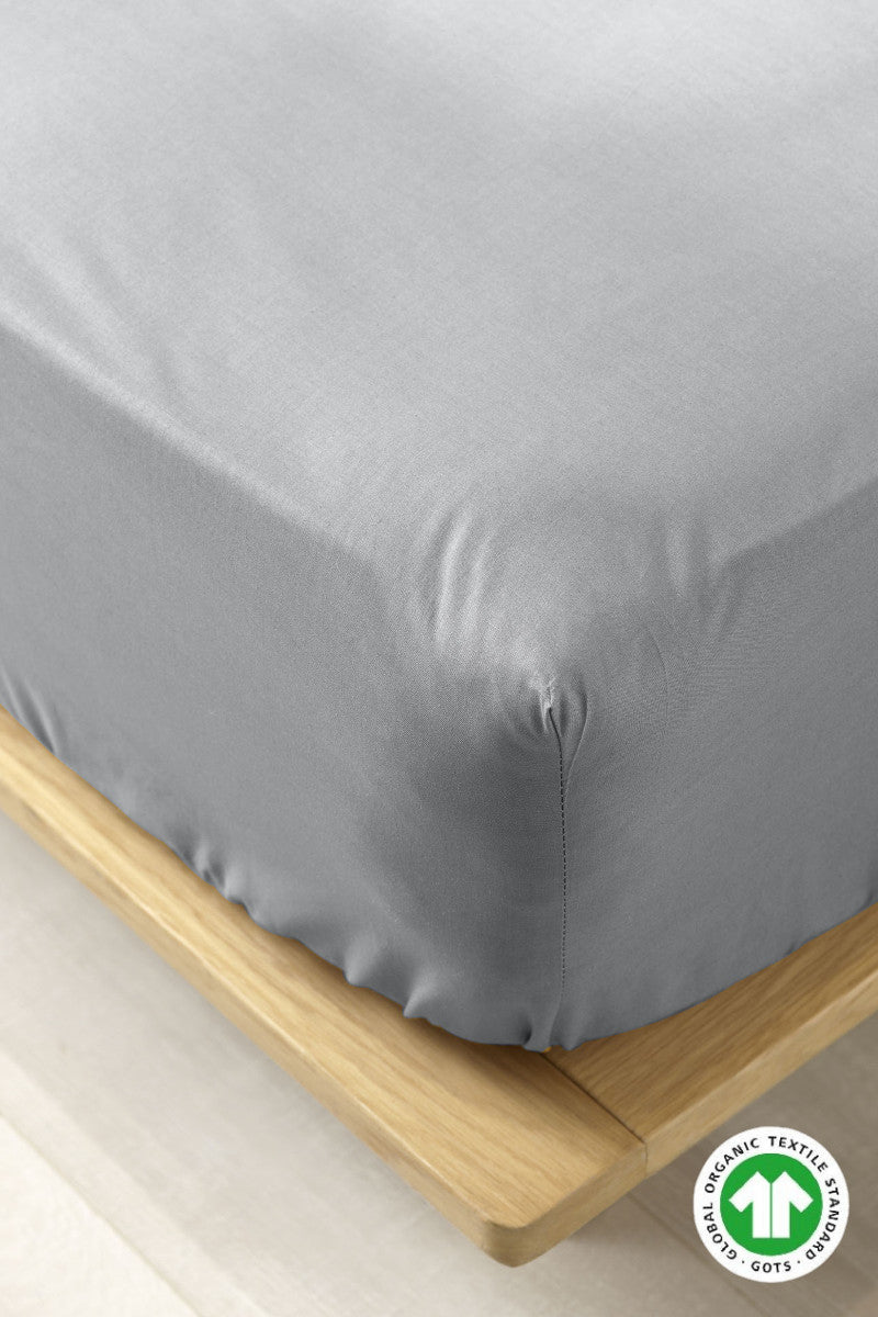 Økologisk faconlagen grå 160x200x30cm