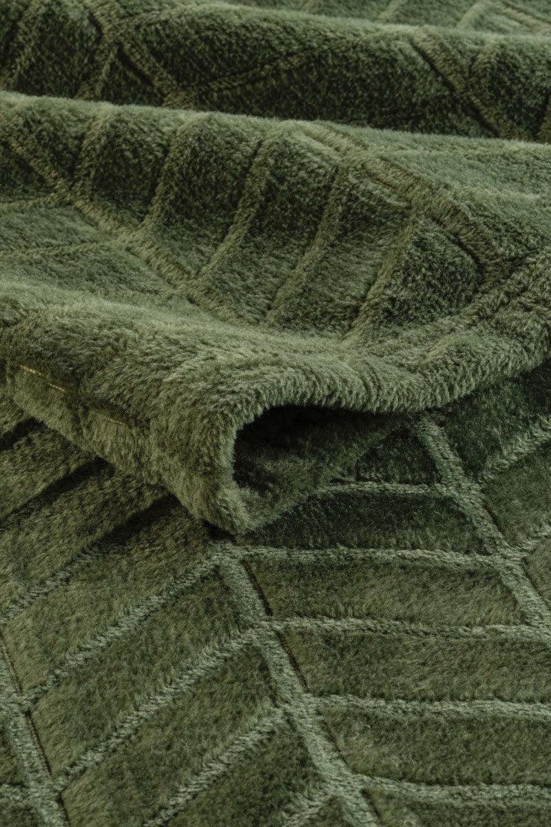 Plaid Arya præget flannel khaki - Valdi