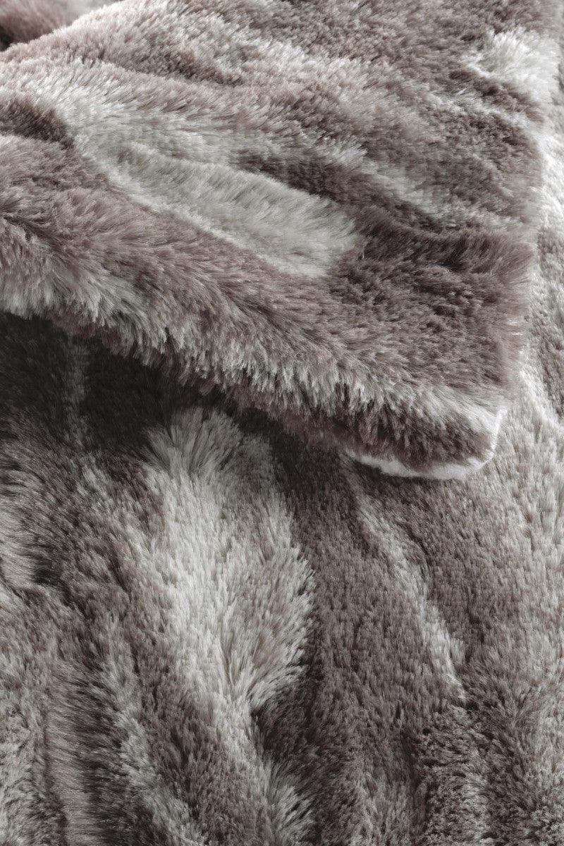 Plaid Caribou imiteret pels grå - Valdi