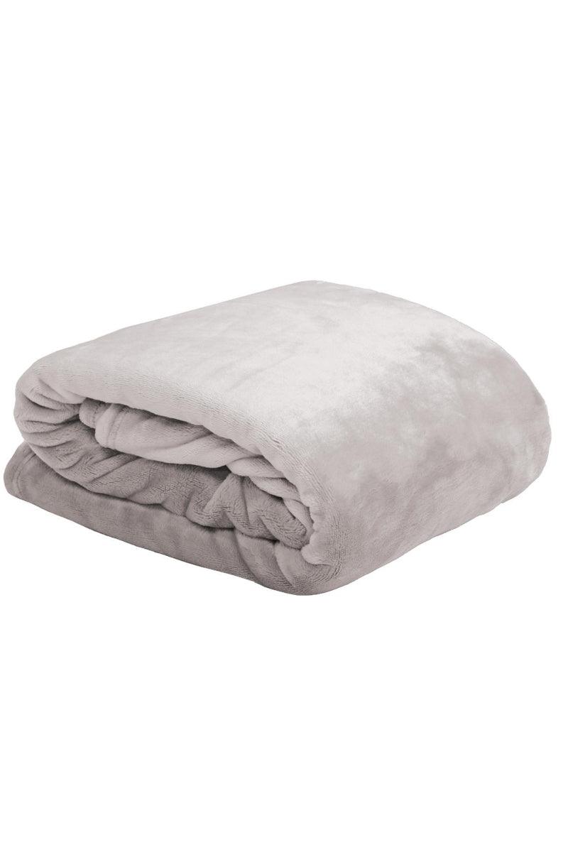 Plaid Doudou hørfarvet