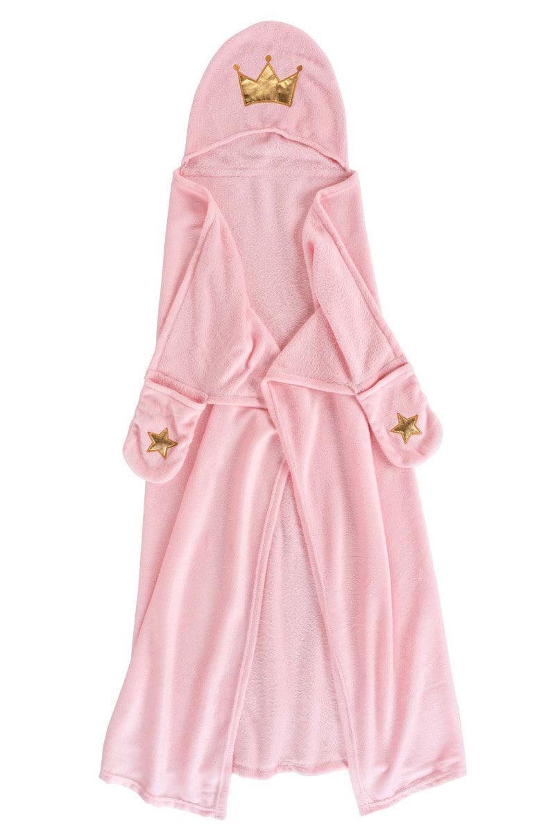 Plaid med hætte og ærmer - Princess 100x120cm