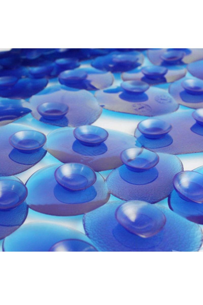 Riverstone skridsikker bademåtter med sugekopper lys blå - Valdi