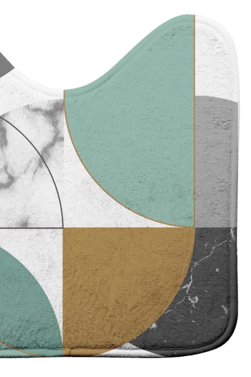 Toiletmåtte Geomarbre blå - Valdi