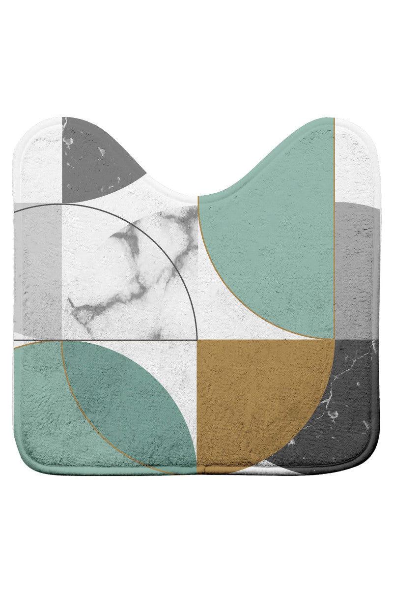 Toiletmåtte Geomabre blå