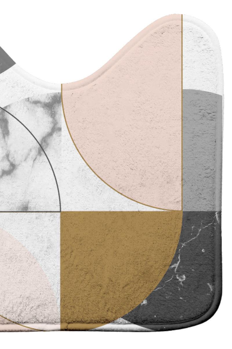 Toiletmåtte Geomarbre pink - Valdi