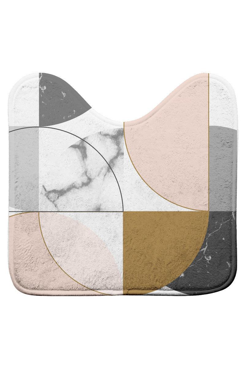 Toiletmåtte Geomabre pink