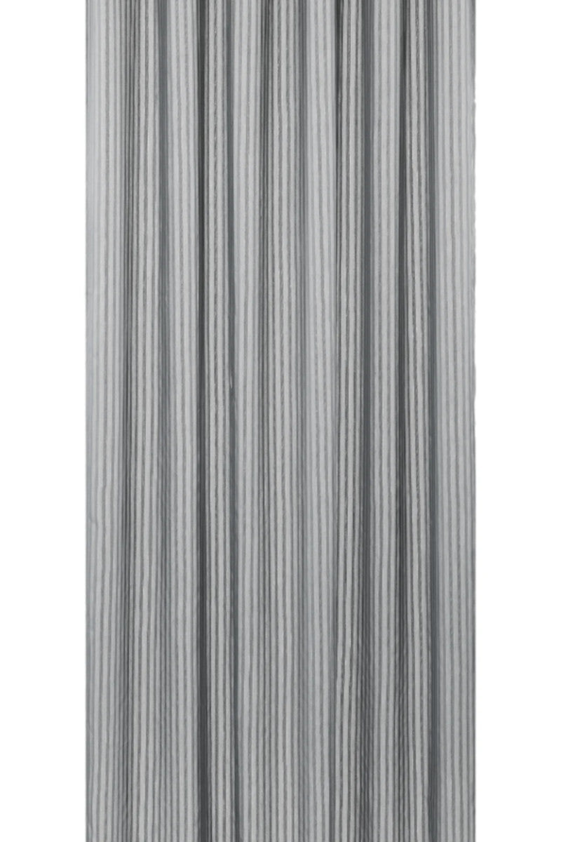 Compliments badeforhæng lines m. ringe grå 140x220cm